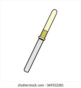 medicine dropper, tool, vector cartoon
