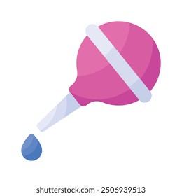 Medicine dropper vector design in modern style