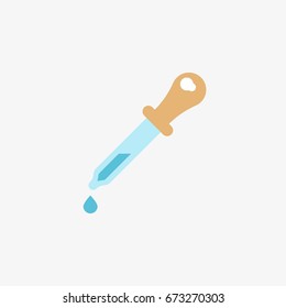 medicine dropper vector icon