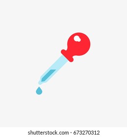 medicine dropper vector icon