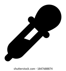 Ein Medizin-Tröpfchen-Vektorstil, Symbol 