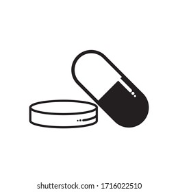 Medicine drug Icon graphics vector