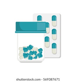 medicine drugs isolated icon