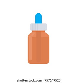 the medicine with an eyedropper