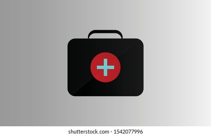 medicine first aid bag icon