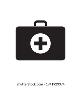 medicine first aid kit vector icon illustration 
