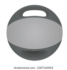 Medicine fitness ball. vector illustration