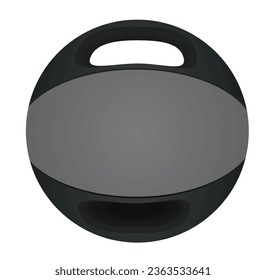 Medicine fitness ball. vector illustration