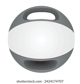 Medicine fitness ball. vector illustration