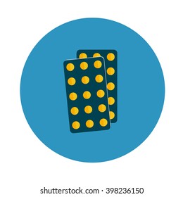 Medicine flat icon