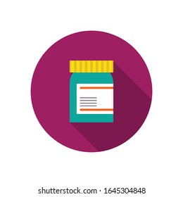 medicine flat icon, vector illustration