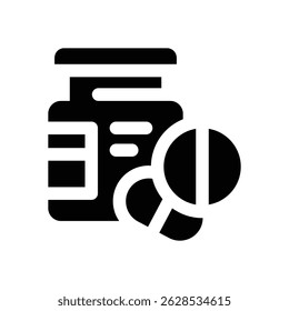 Icono de glifo de medicina. Icono de Vector fuerte y sólido para Sitios web, interfaces móviles, presentaciones y marca visual. Alta calidad y fácil de editar.