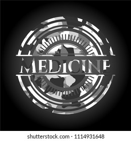 Medicine grey camo emblem