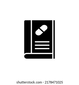 Medicine Guide icon glyph style design. Medicine Guide vector illustration. isolated on white background.