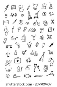 Medicine Hand Drawn Set