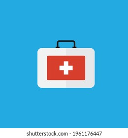Medicine and Health Icon with blue Background