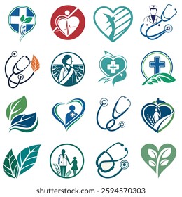 Medicine And Healthcare Icon Set. pill icon set. Medicament and pharmaceutical symbol. medical design element.