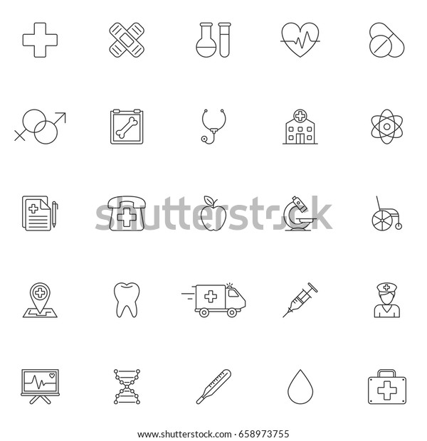 Medicine and Healthcare\
Icons