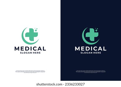 Medicine and Healthcare. Medical and healthcare logo design elements.