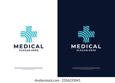 Medicine and Healthcare. Medical and healthcare logo design elements.