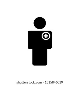 medicine and healthy lifestyle black icon