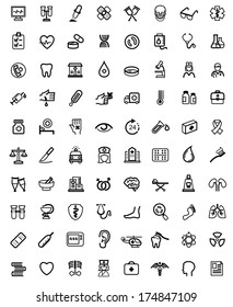 Medicine & Heath Care Icons