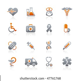 Medicine & Heath Care Web Icons  // Graphite Series