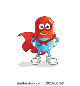 medicine heroes vector. cartoon character