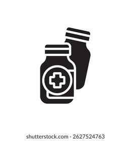 medicine icon collection .design style with background