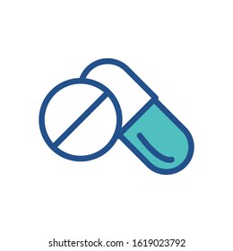 medicine icon collection, trendy style