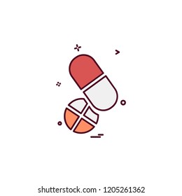 Medicine icon design vector