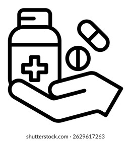 Elemento de icono de medicina para diseño