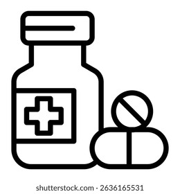 Elemento de icono de medicina para diseño