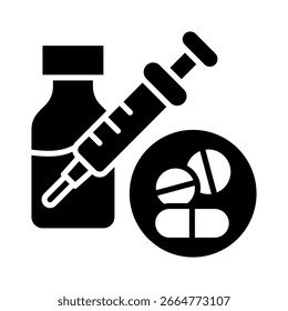 Elemento de icono de medicina para el diseño