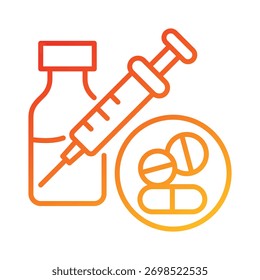 Elemento de ícone de medicamento para design