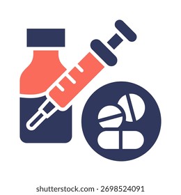Elemento de ícone de medicamento para design