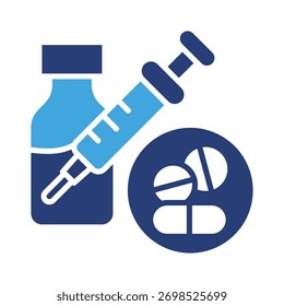 Elemento de ícone de medicamento para design