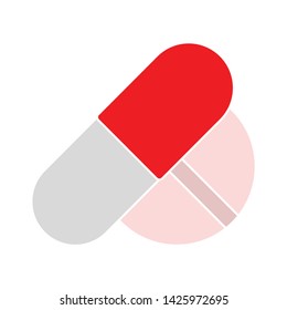 medicine icon. flat illustration of medicine vector icon for web