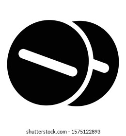 medicine icon glyph vector design