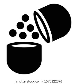 medicine icon glyph vector design