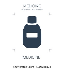 medicine icon. high quality filled medicine icon on white background. from medical collection flat trendy vector medicine symbol. use for web and mobile