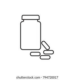 medicine icon illustration isolated vector sign symbol