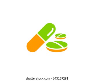 Medicine Icon Logo Design Element