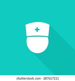 medicine icon with a long shadow