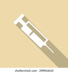 medicine icon with a long shadow