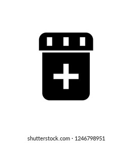 Medicine icon. Medical pill sign