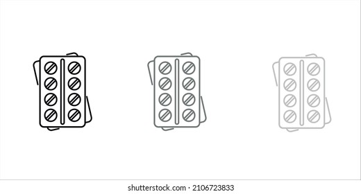 Medicine icon on White background