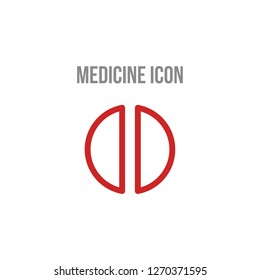 Medicine Icon Outline Vector