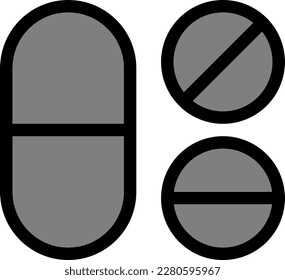El icono de la medicina representa la medicación, incluyendo píldoras, comprimidos y cápsulas utilizadas para tratar diversas enfermedades y afecciones.