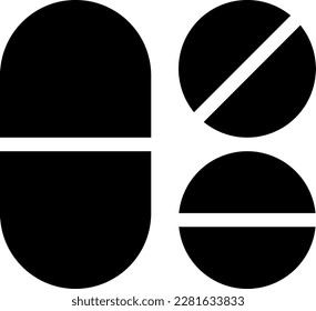 Medicine icon represents medication, including pills, tablets, and capsules used to treat various illnesses and conditions.